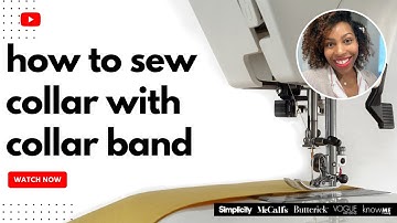 How to Sew a Collar with Collar Band with Brittany J Jones