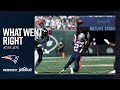 Patriots Bounce Back  | What Went Right vs. New York Jets (New England Patriots)