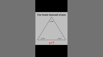 Basic mathematics Triangle problem algebra tricky problem #mathteacher #mathlover #mathfun #algebra