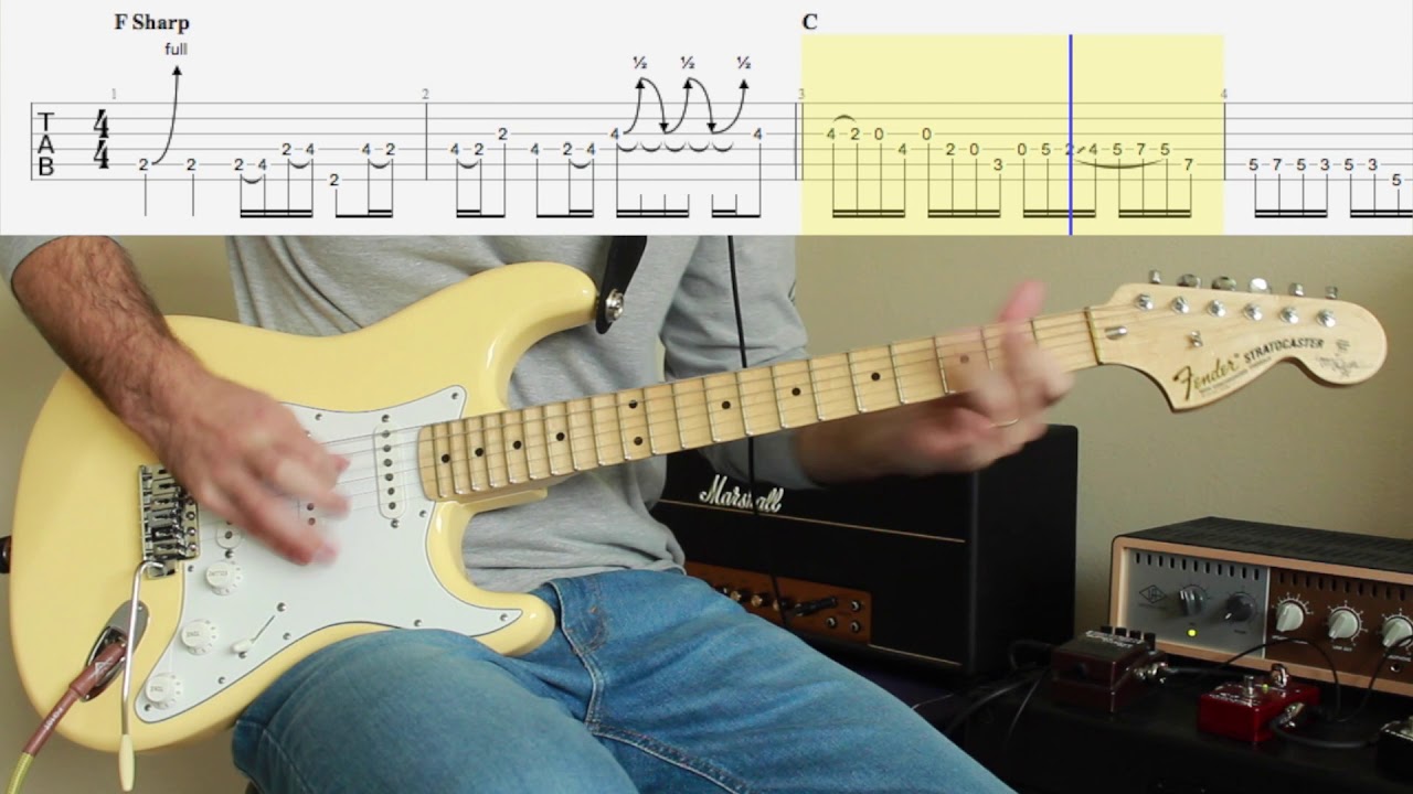 Rainbow - Tite Squeeze guitar solo lesson