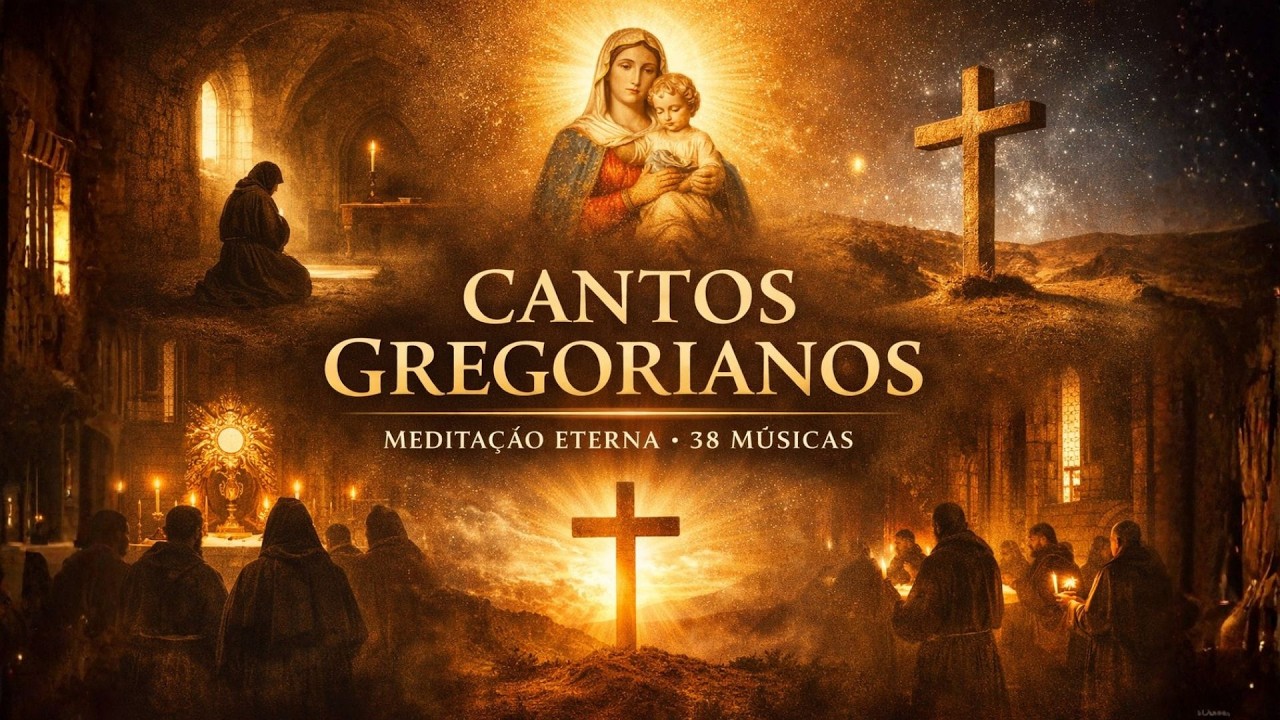 Cantos Gregorianos Eternos 🙏 | 38 Músicas Para Oração Profunda, Paz Interior e Silêncio da Alma