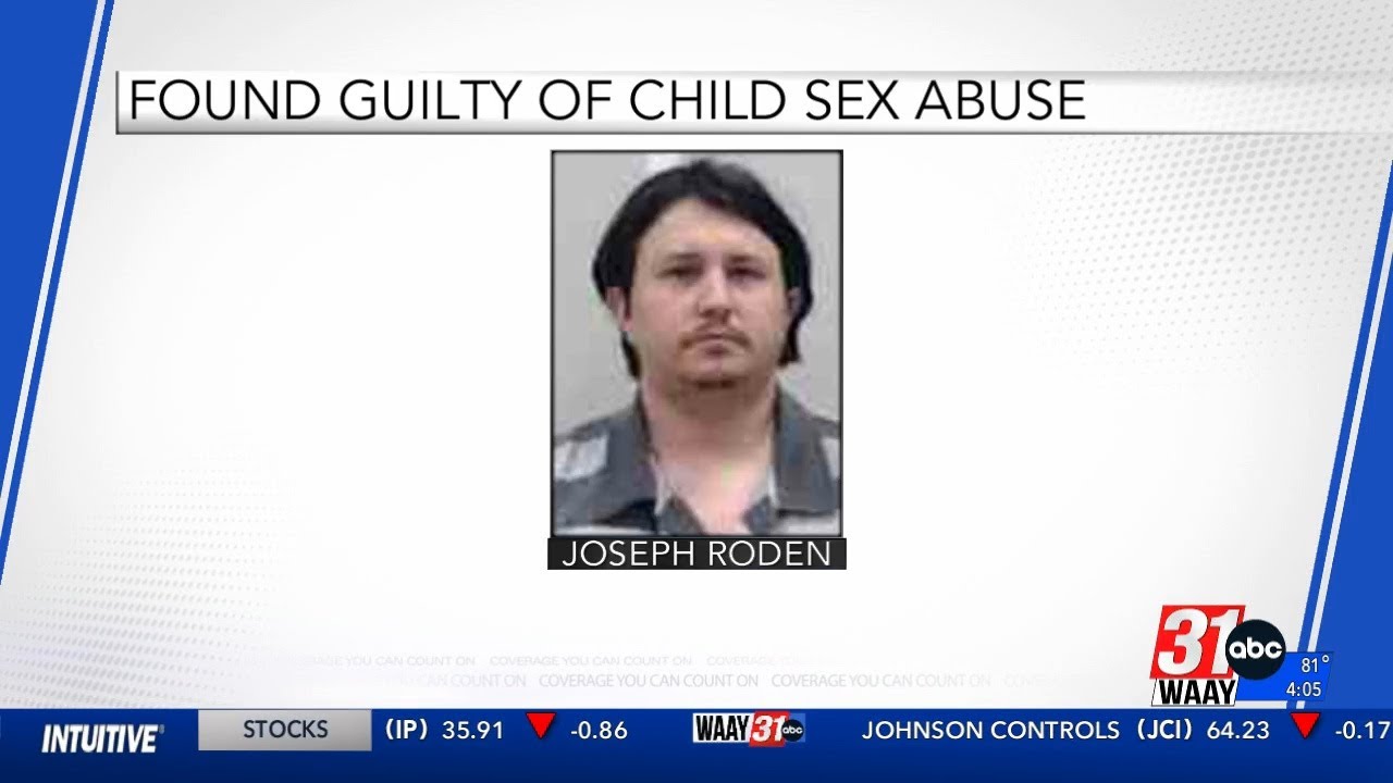 Alabama man guilty of child sex abuse faces decades in prison