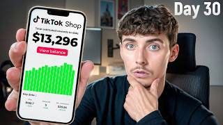 I Tried TikTok Shop Affiliate for 30 Days