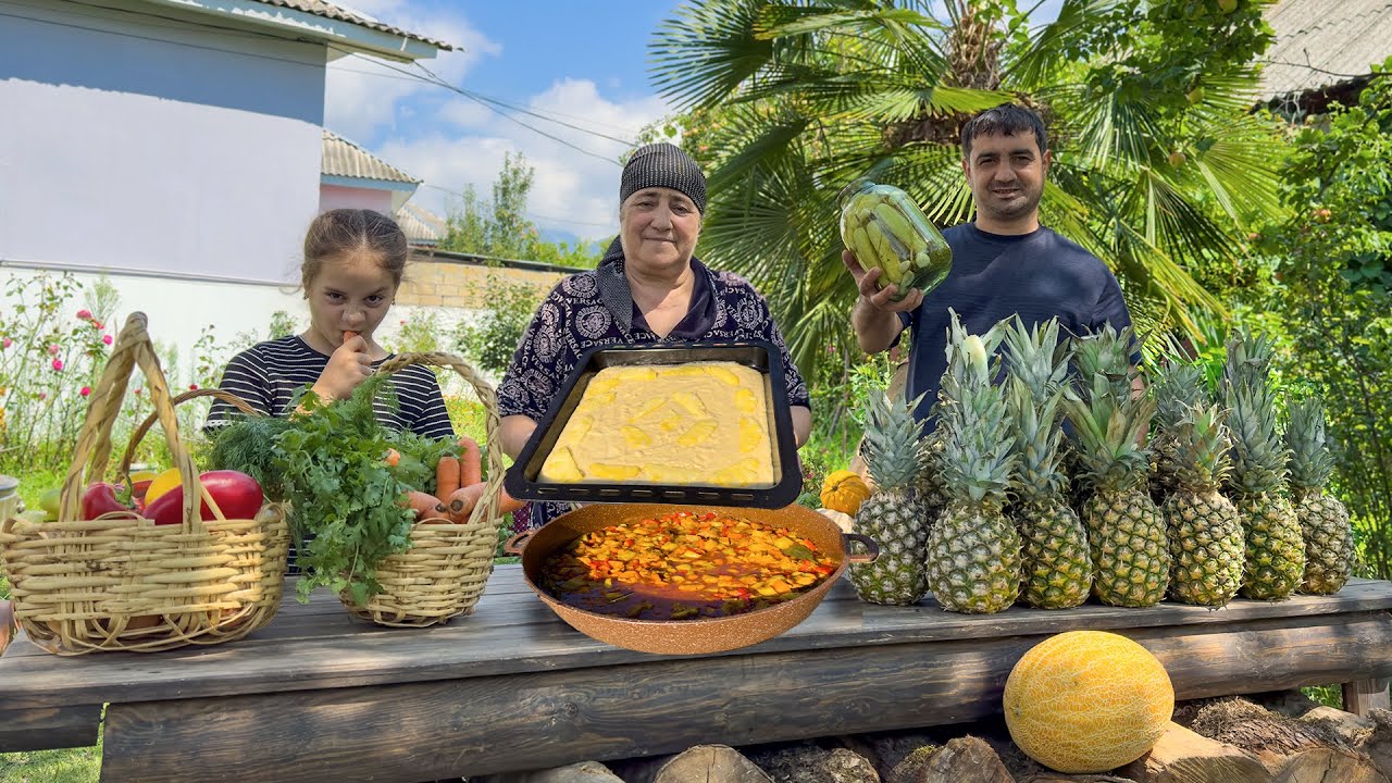 Peaceful Country Life / Traditional Village Food/ Cooking with Firewood