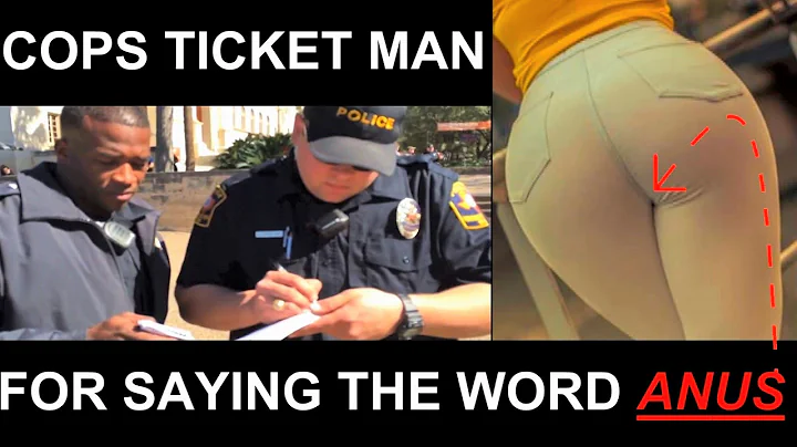 Bo Webber - Cop tickets man for saying the word 'A...