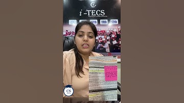 How to read CS Executive Study material ?? #cs #csstudy #csduniya #class