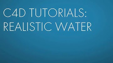 C4D TUTORIALS : WATER WITH FLOATING OBJECTS|ВОДА С ПЛАВАЮЩИМИ ОБЪЕКТАМИ