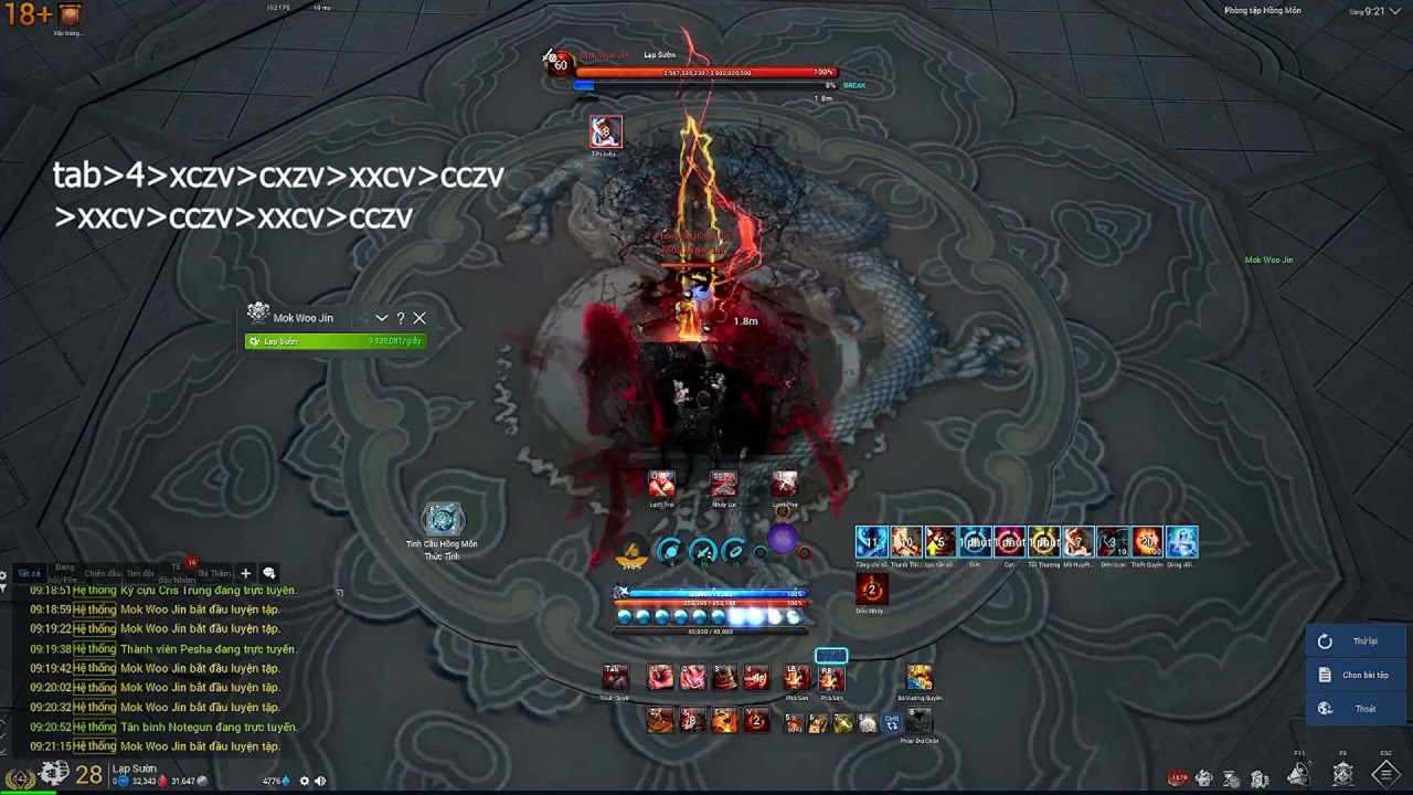 KFM 3rd : điểm 8 huyệt 4 dễ dàng không cần macro