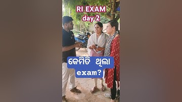 RI AMIN EXAMINATION l day 2 l exam analysis l #odisha #riariamin2025 #exam #osssc #question
