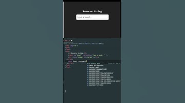 How to reverse a string in JavaScript | visual reverse #javascript