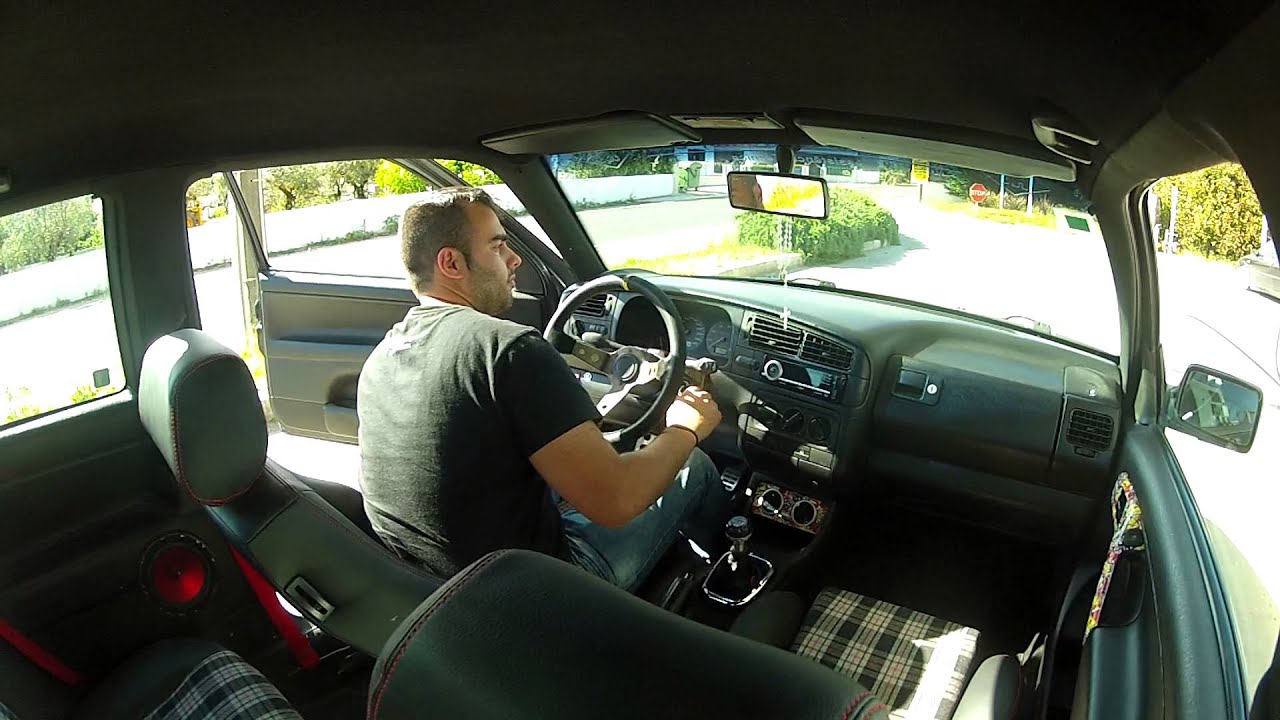 GOPRO test short ride in my vr6 - YouTube