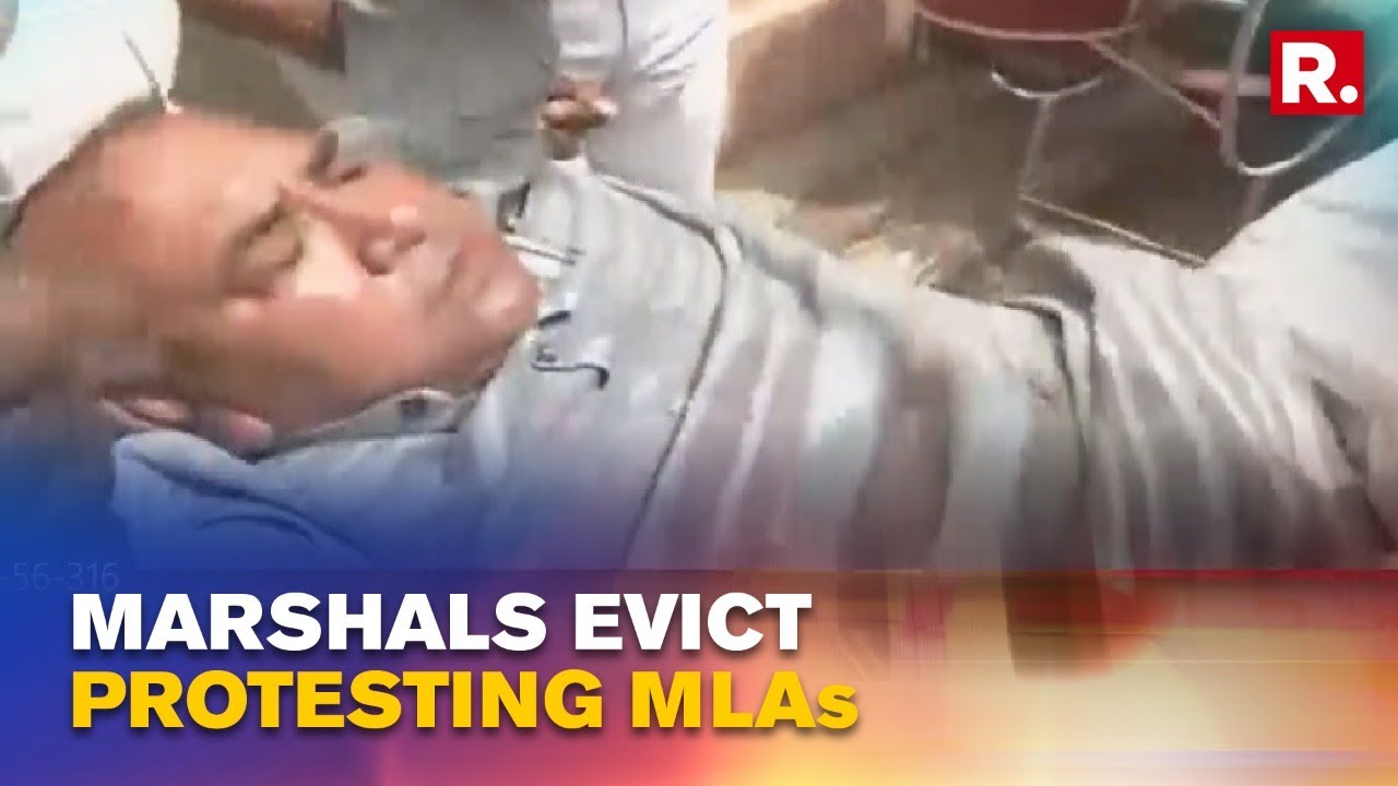 Six MLAs of CPI(ML) Marshalled Out From Bihar Vidhan Sabha For Disrupting House Proceedings