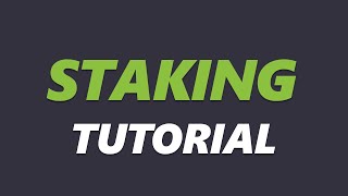 Tewken Staking Tutorial