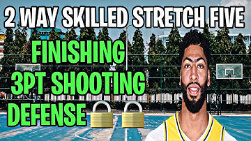 BEST CENTER BUILD 2K22 NEXT GEN (BEST 2 WAY SKILLED STRETCH FIVE BUILD ON NBA 2K22 NEXT GEN)