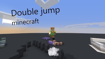 Double jumping im minecraft (command creation)