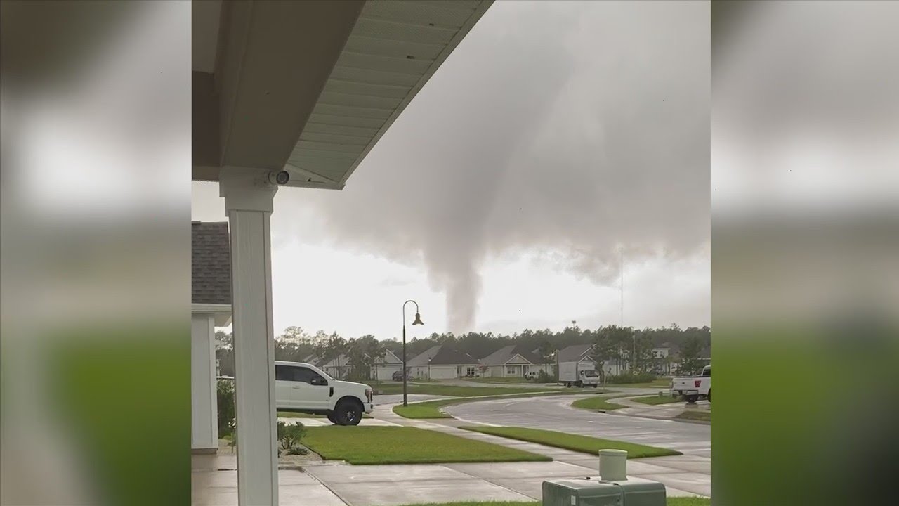 National Weather Service surveys Walton tornado - YouTube