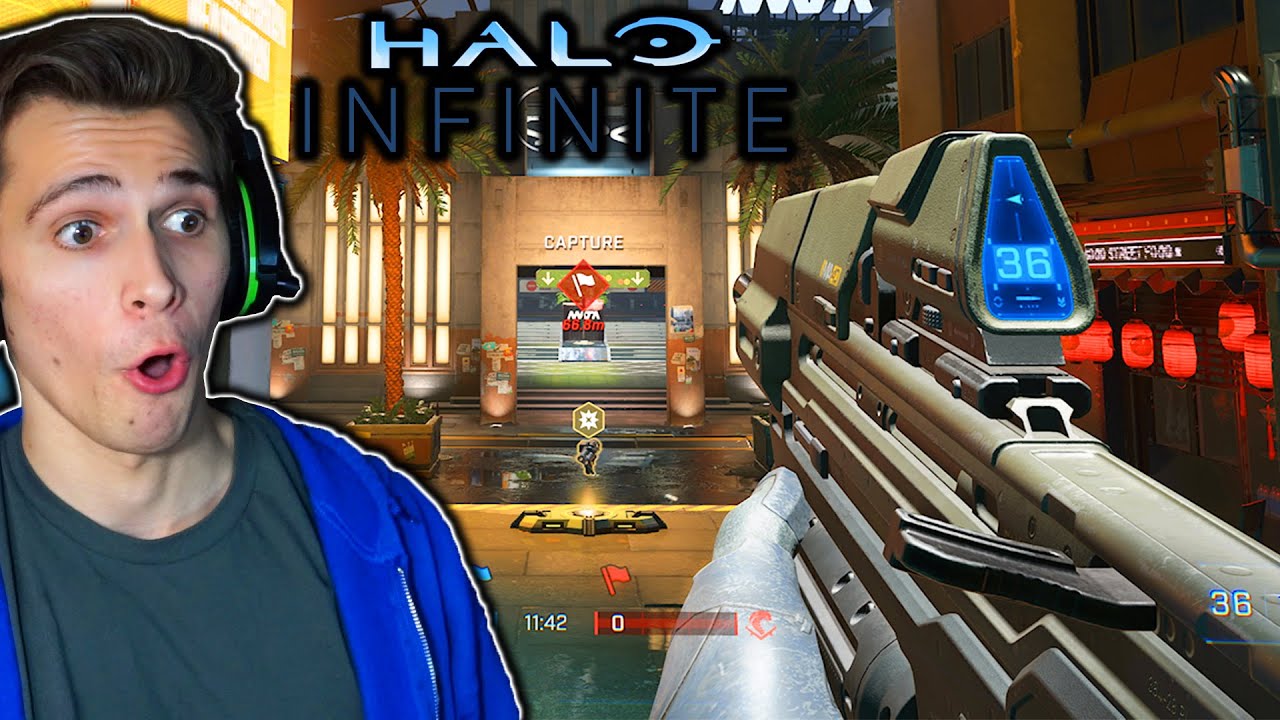 First Time Playing HALO INFINITE!!! - YouTube