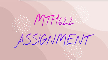 MTH622||Solution of Assignment#2