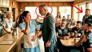 Pregnant Waitress Gets Slapped by a Powerful Man — Then Six Silent Bikers Stand Up
