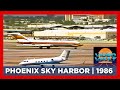 Vintage Plane Spotting at KPHX (Phoenix Sky Harbor Airport) - 1986