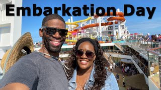 CARNIVAL VISTA CRUISE | EMBARKATION DAY, ROOM TOUR, SAIL AWAY PARTY, AND MORE FUN