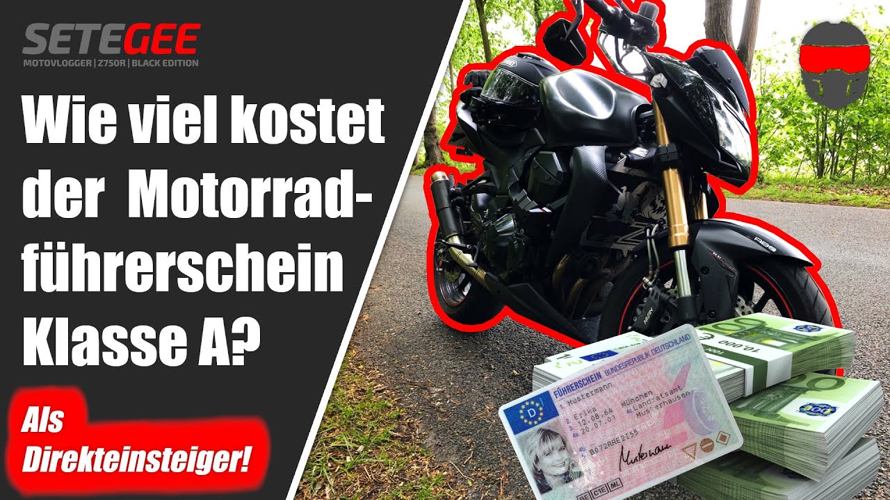 Mit Eigenem Motorrad Führerschein Machen Versicherung 💸 Wie viel kostet der Motorradführerschein? - Alle KOSTEN aufgelistet