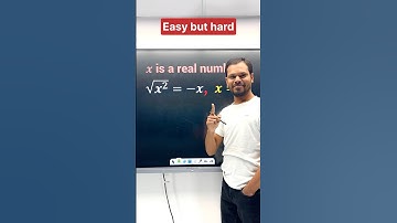 Can you solve this basic algebra question?🙋|| √(x²) ≠ x?! Shocking Truth! #maths #Algebra #shorts