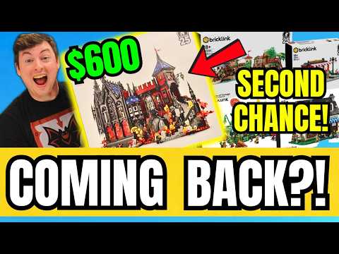 YouTube thumbnail: MOST POPULAR Lego Bricklink Designer Program Series IS COMING BACK for a 2nd Chance Drop!