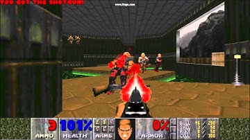 [DOOM] E1M1 "Hangar" UV-Speed