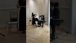 Violin/piano duo cocktail hour