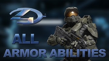 Halo 4 - All Armor Abilities (Official Menus) Customization and Unlocks Explained