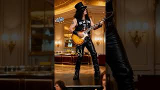 Slash, Ozzy Osbourne & Angus Young Live at 5-Star Restaurant 🎸🔥 #RockLegends