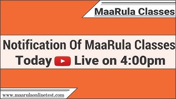 Sunday Special with MaaRula Classes || in style of Amit Katiyar