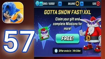 Sonic Forces - Gameplay Walkthrough Part 57 - Gotta Snow Fast (iOS, Android)