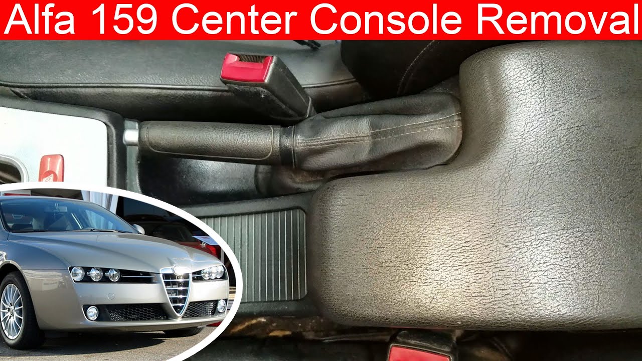 Alfa Romeo 159, Brera Center Console Removal