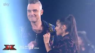 Robbie Williams - Medley with Finalists @ X Factor Italy