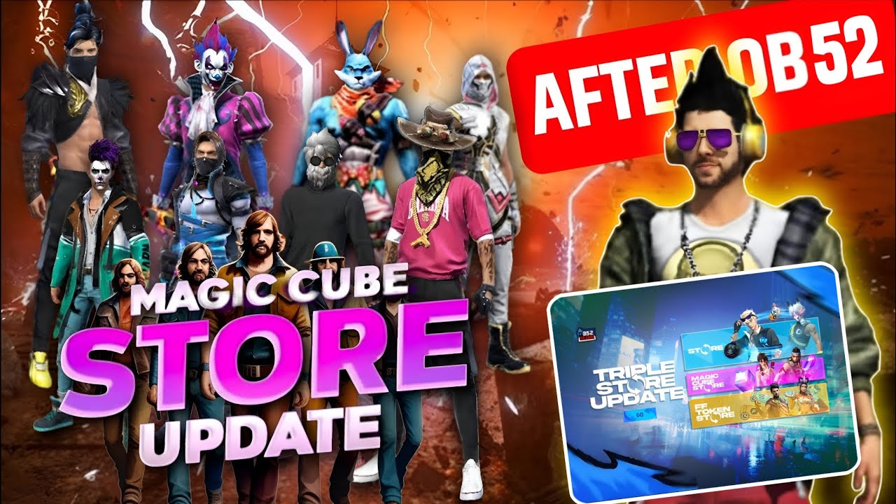 🤩 OB52 Magic Cube Store Update | Free Fire Next Magic Cube Bundle | FF New Triple Store Update