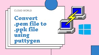 How  to Convert .pem file to .ppk file using Puttygen?