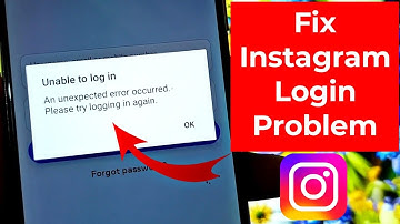 How to Solve Instagram an unexpected error occurred problem