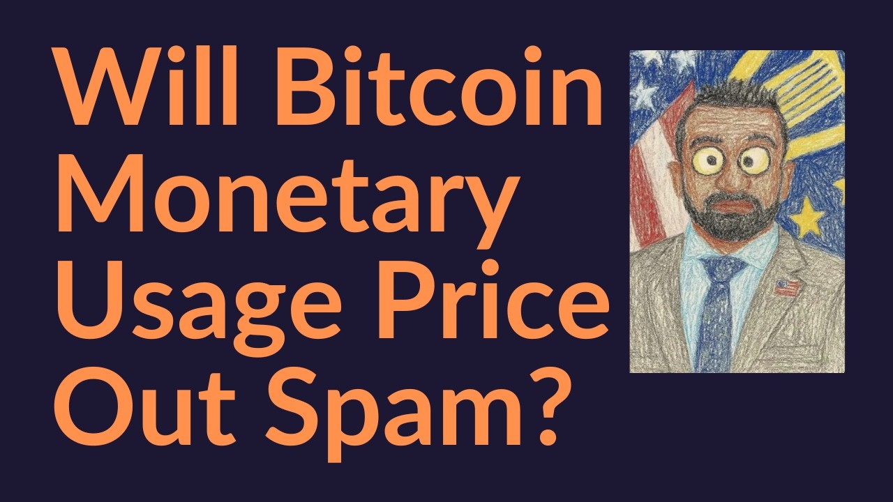 Why Monetary Usage Cannot Price Out Non-Monetary Spam on Bitcoin