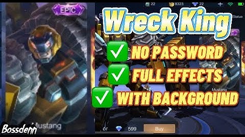 NEW!! Script Skin Johnson Wreck King (NO PASSWORD) IOS JAILBREAK