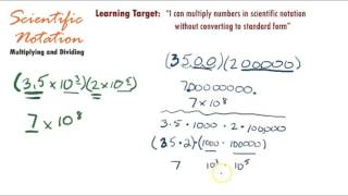 M8 - Multiplying and Dividing Scientific Notation