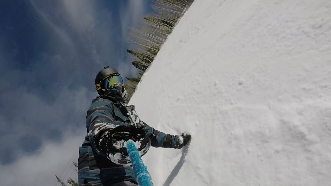 Snowboarding the Parsenn Bowl