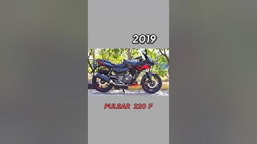 Evolution Of Bajaj Pulsar 220 F From (2007 To 2023) #shorts #short #ytshorts #shortsfeed