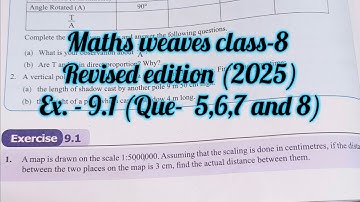 maths weaves class 8 chapter 9 ex 9.1 | class 8  maths weaves ex-9.1 | direct variation