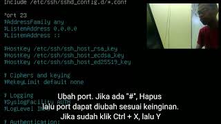 Konfigurasi SSH Pada Debian 12 Menggunakan VirtualBox
