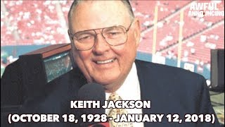Iconic broadcaster Keith Jackson passes away at 89.