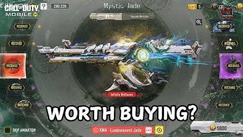 Mythic XM4 Luminescent Jade Lucky Draw: Total CP Cost With Upgrades?