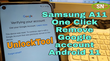 Samsung Galaxy A11 SM-A115F. Remove Google Account, Bypass FRP. UnlockTool.