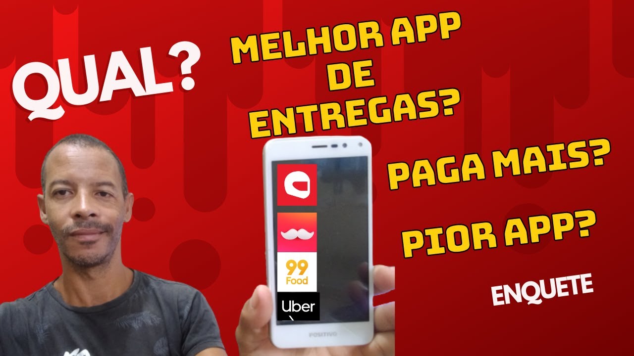 Qual é o Melhor app de entregas? Qual app paga mais?. Qual o pior app de entregas? Ifood Uber Rappi?